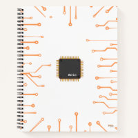 Cuaderno Electronic Chip Orange