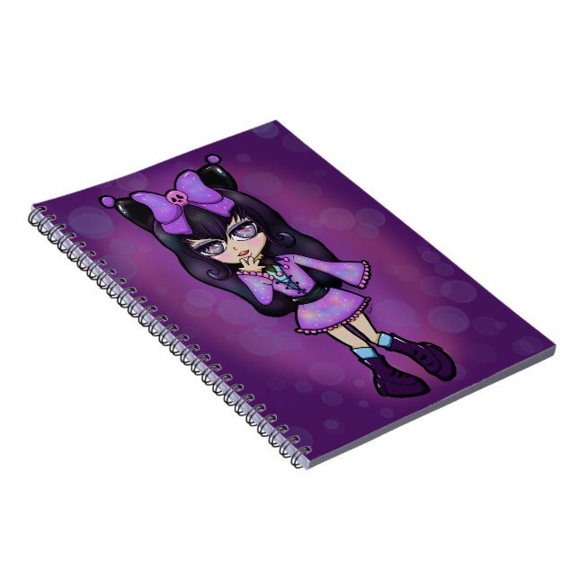 Cuaderno Kuromi fanart Notebook (Right Side)