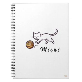 Cuaderno White Kitten Michi Notebook