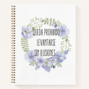 Cuadernos A4 linea Mensajes Notebook