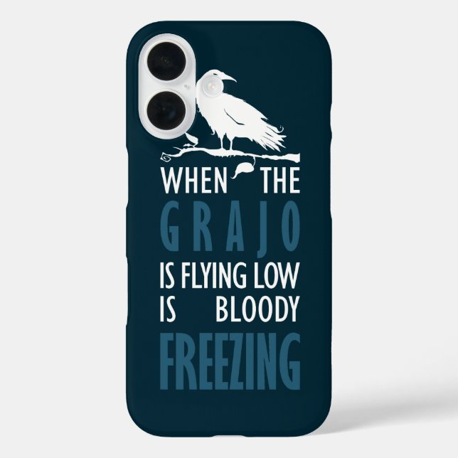 Cuando el grajo vuela bajo Case-Mate iPhone case (Back)