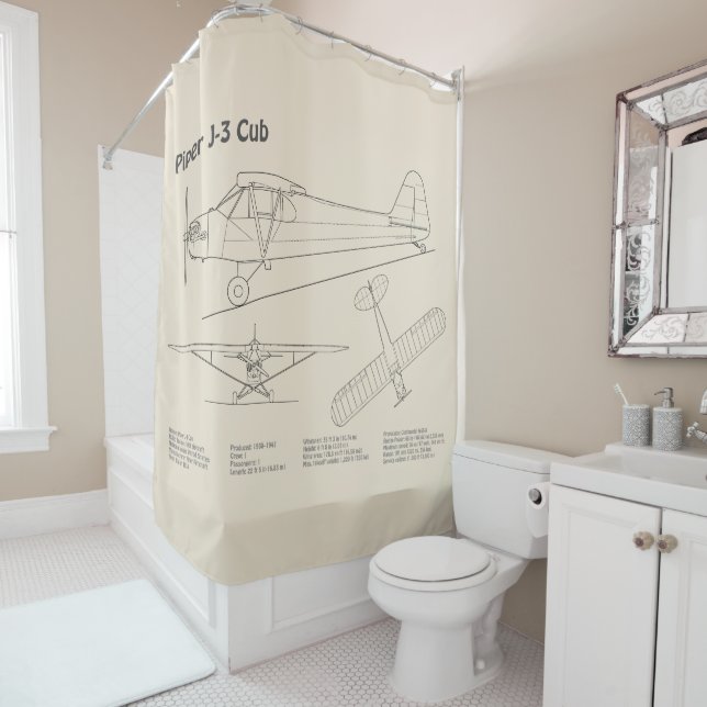 Cub Airplane - Airplane Blueprint Plans SD (In Situ)