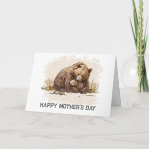 *~* Cub AP72 Photo MAMA BEAR Carte de fête des mèr