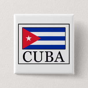 Cuba 2 Inch Square Button