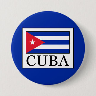 Cuba 3 Inch Round Button