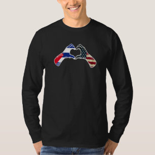 Cuba American USA Flag  USA Cuban Heart  1 T-Shirt
