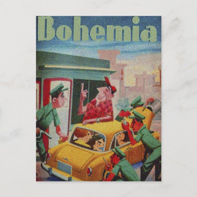 CUBA BOHEMIA MAGAZINE POSTCARD (Front)