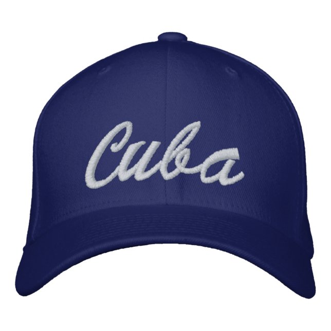 Cuba Casquette brodé (Devant)