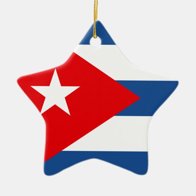 Cuba Ceramic Ornament (Front)