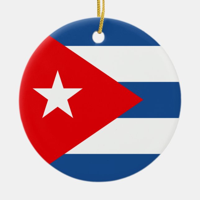 Cuba Ceramic Ornament (Front)