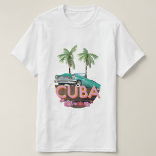 Cuba Classic Car logo T-Shirt