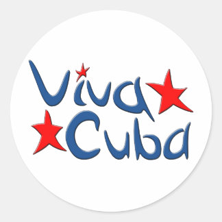 Cuba Classic Round Sticker