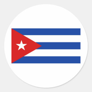 Cuba Classic Round Sticker