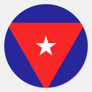 cuba classic round sticker