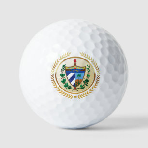 Cuba Coat of Arms Golf Balls