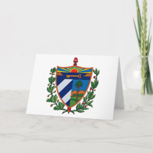 Cuba Coat of Arms Greeting Card