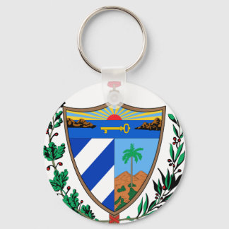 Cuba Coat of Arms Keychain