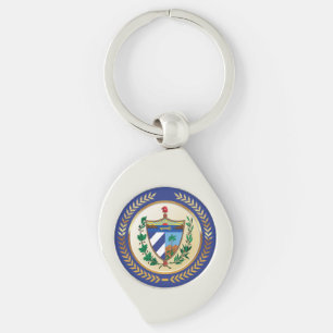 Cuba Coat of Arms Keychain