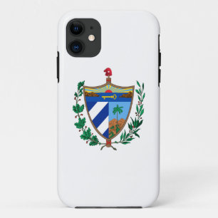 Cuba country coat arms symbol emblem flag iPhone 11 case
