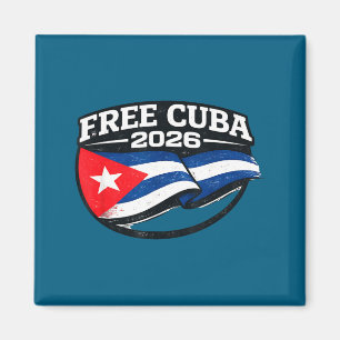 Cuba Cuba Libre Donroe Doctrine Design Magnet
