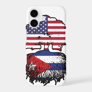 Cuba Cuban American USA Tree Roots Flag
