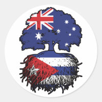 Cuba Cuban Australian Australia Tree Roots Flag