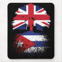 Cuba Cuban British UK Tree Roots Flag