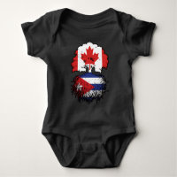 Cuba Cuban Canadian Canada Tree Roots Flag
