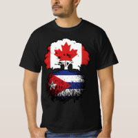 Cuba Cuban Canadian Canada Tree Roots Flag