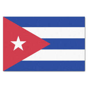 Cuba & Cuban Flag tissue paper /fashion decor