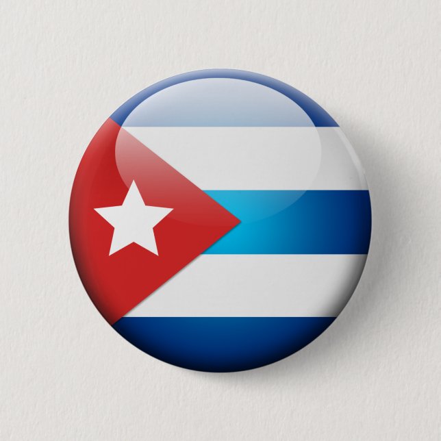 Cuba_Flag_2.0 2 Inch Round Button (Front)