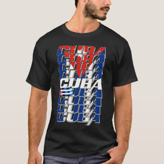 Cuba flag 3 T-Shirt