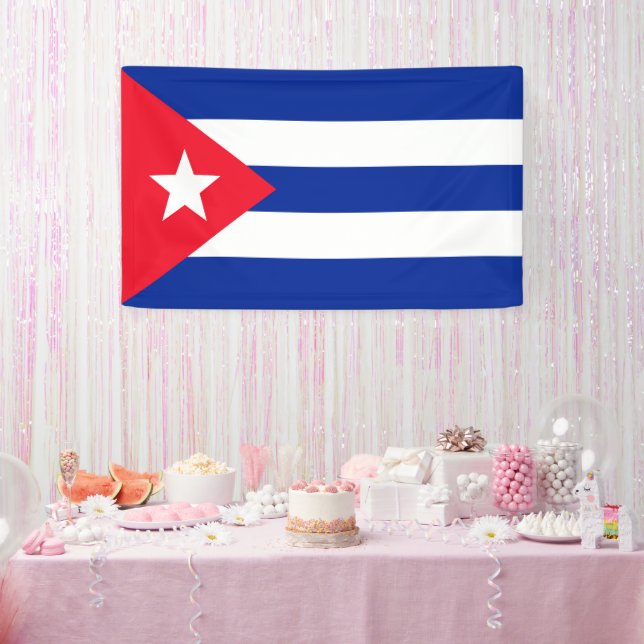 Cuba flag banner (Party)