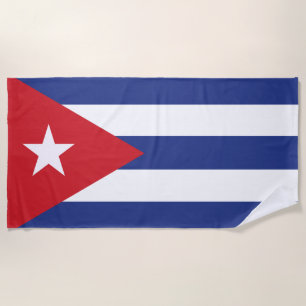 Cuba Flag Beach Towel