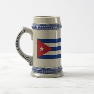 Cuba Flag Beer Stein