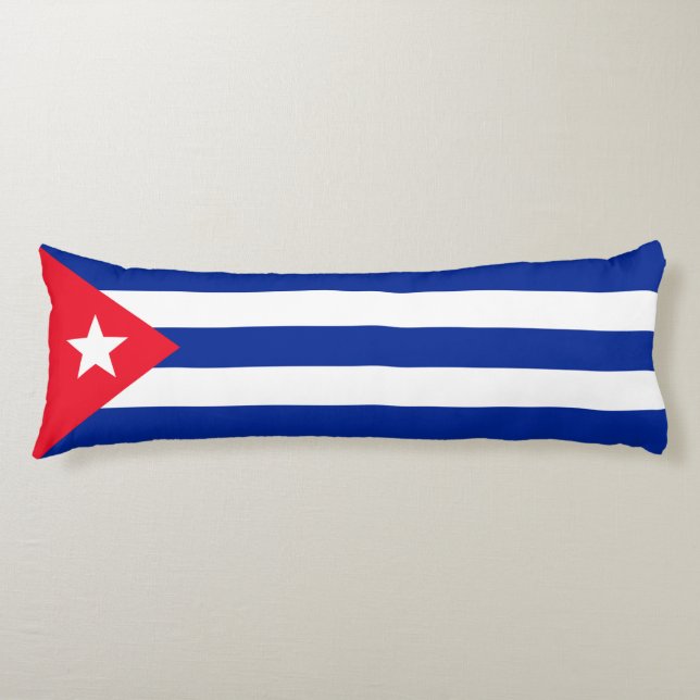 Cuba flag body pillow (Front)