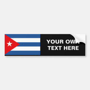 Cuba Flag Bumper Sticker