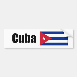 Cuba Flag Bumper Sticker