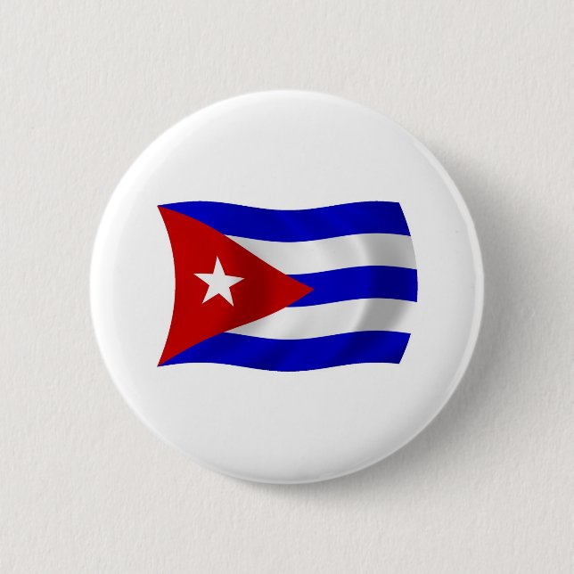 Cuba Flag Button (Front)