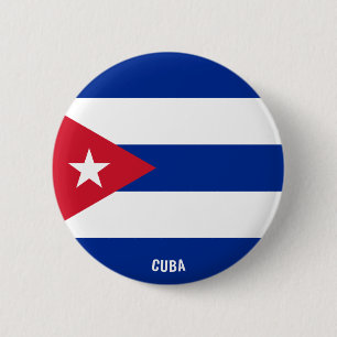 Cuba Flag Charming Patriotic 2 Inch Round Button