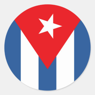 Cuba Flag Classic Round Sticker