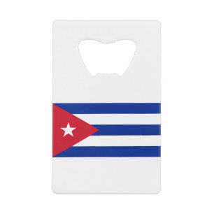 Cuba Flag Credit Card Bottle Opener