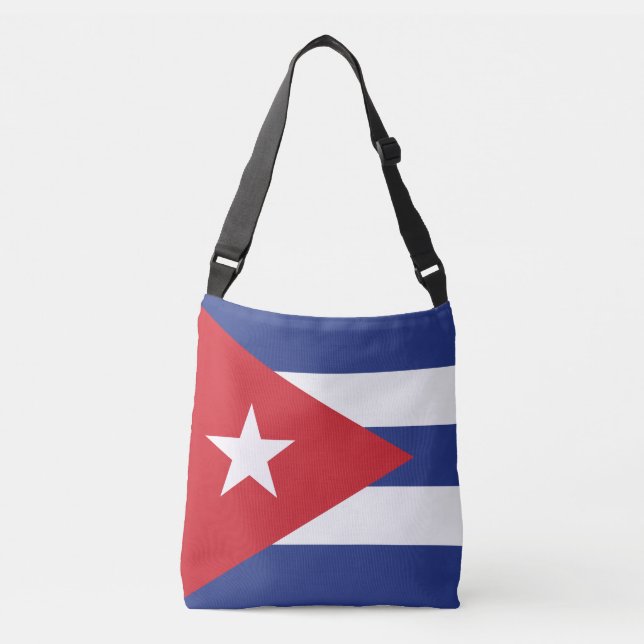 Cuba Flag Crossbody Bag (Front)