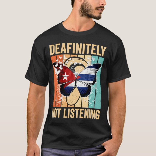 Cuba Flag Cuban T-Shirt (Front)