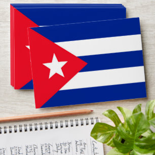 Cuba flag envelope