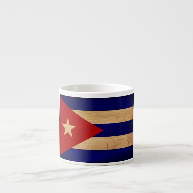 Cuba Flag Espresso Cup (Front)