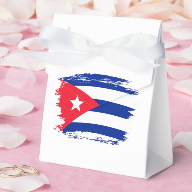Cuba flag favor box (Wedding)