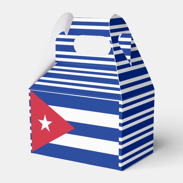 Cuba flag Favour Box (Front Side)