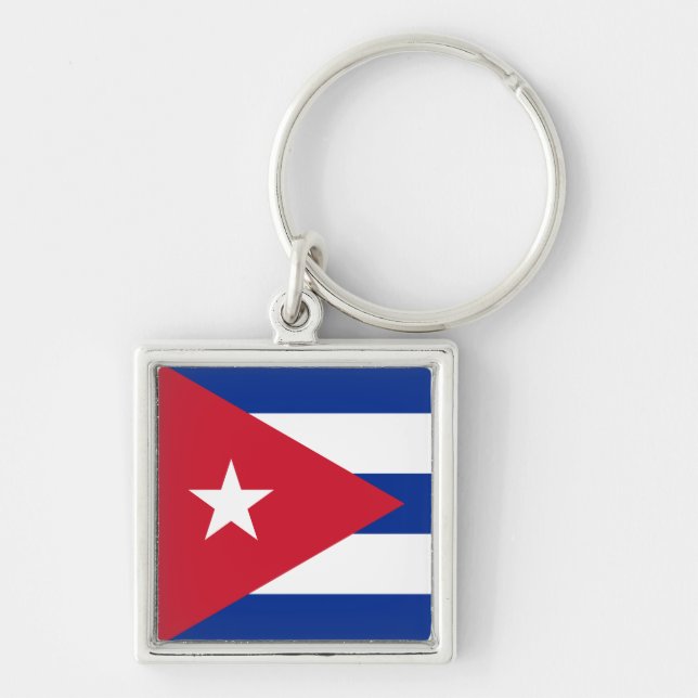 Cuba Flag Keychain (Front)
