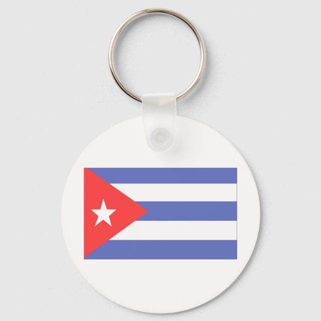 Cuba Flag Keychain (Front)